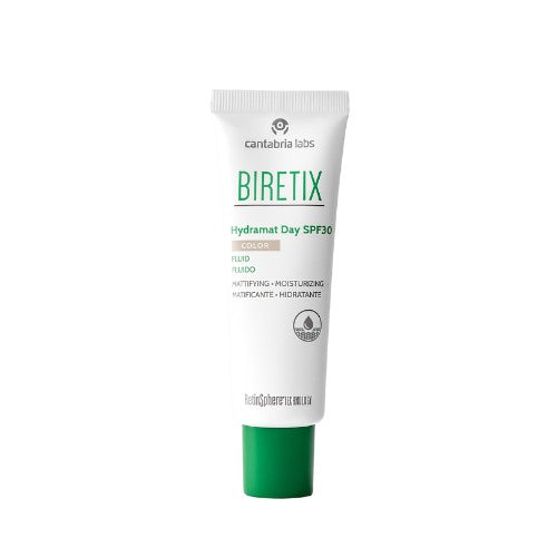CANTABRIA LABS BIRETIX Hydramat Day SPF30 - COLOR, 50 ml | Hydramat Day SPF30 fluīds ar toni, 50 ml