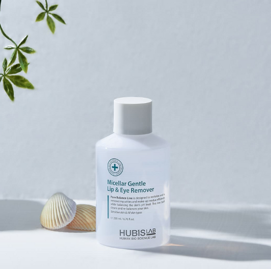 HUBISLAB Pure Balance Micellar Gentle Lip & Eye Remover | Micelārais ūdens acīm un lūpām 200ml
