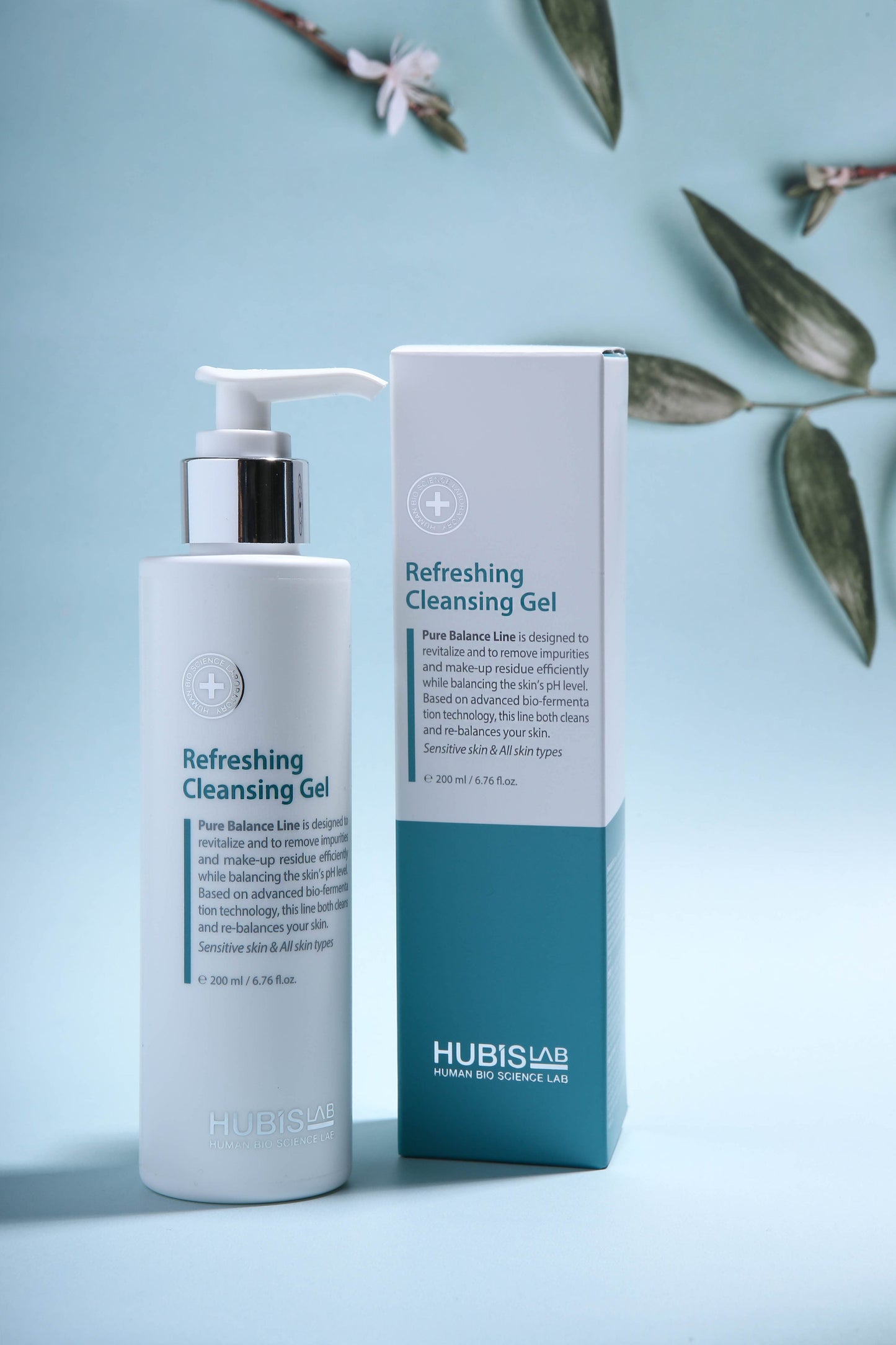HUBISLAB Pure Balance Refreshing Cleansing Gel |  Attīrošs Gels 200ml